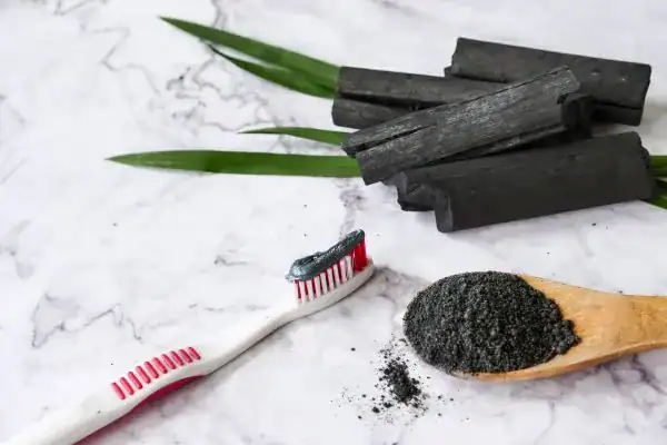image of charcoal toothpaste for teeth whitening Farnborough
